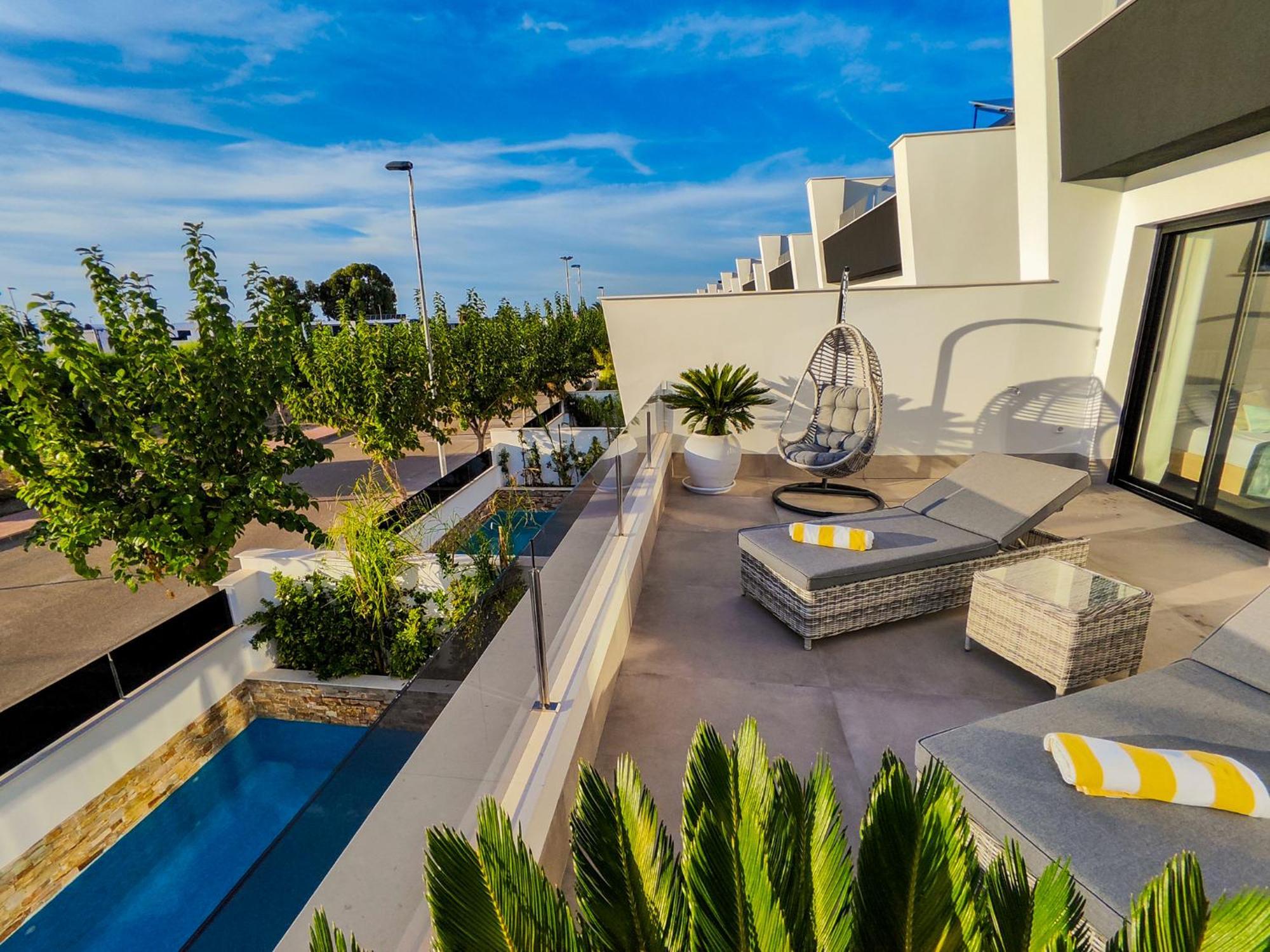 Villa Murcia - Private Heated Pool & Jacuzzi Santiago De La Ribera Exterior foto